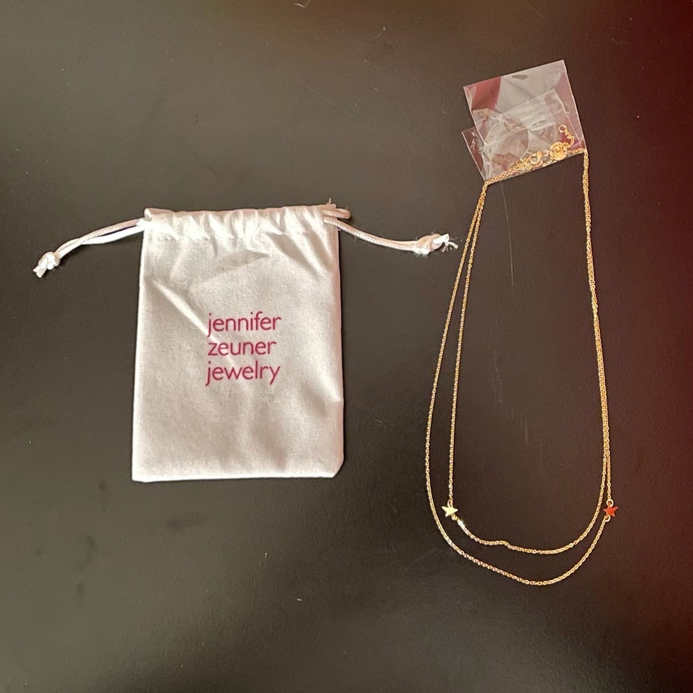 Jennifer Zeuner Star Double Necklace